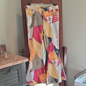 Wrangler X Lainey Wilson Story Teller Patchwork Flare Pants